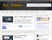 Tablet Screenshot of novstudios.com